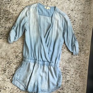 Cloth & Stone Denim Romper